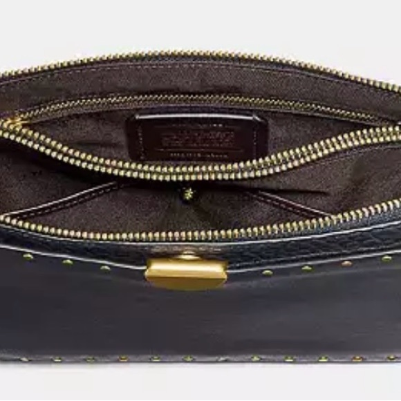 COACH | Dreamer Shoulder/Crossbody Bag with Rivets includes duster - Picture 3 of 14